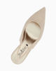 Immagine di MISS GLOBO - Décolleté slingback platino in lurex, tacco 7,5CM