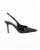 Immagine di MISS GLOBO - Décolleté slingback nera in vernice con sottopiede in memory foam, tacco 8,5CM