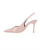 Immagine di MISS GLOBO - Décolleté slingback nude in vernice con sottopiede in memory foam, tacco 8,5CM