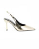Immagine di MISS GLOBO - Décolleté slingback oro con sottopiede in memory foam, tacco 8,5CM
