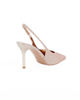 Immagine di MISS GLOBO - Décolleté slingback rosegold con strass e sottopiede in memory foam, tacco 8,5CM