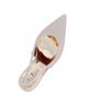 Immagine di MISS GLOBO - Décolleté slingback rosegold con strass e sottopiede in memory foam, tacco 8,5CM