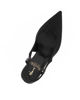 Immagine di MISS GLOBO - Décolleté slingback nera scamosciata con sottopiede in VERA PELLE, tacco 7,5CM