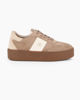 Immagine di MISS GLOBO - Sneakers beige scamosciata con lacci