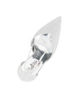 Immagine di MISS GLOBO - Décolleté argento con strass, cinturino alla caviglia e sottopiede in memory foam, tacco 10,5CM