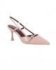 Immagine di MISS GLOBO - Décolleté slingback nude con sottopiede in memory foam e cinturino frontale, tacco 7,5CM
