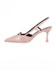 Immagine di MISS GLOBO - Décolleté slingback nude con sottopiede in memory foam e cinturino frontale, tacco 7,5CM