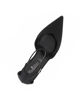 Immagine di MISS GLOBO - Décolleté nera in lycra con cinturino alla caviglia e sottopiede in memory foam, tacco 7,5CM