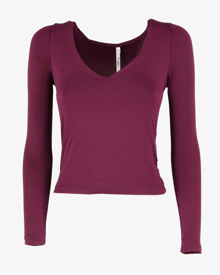 Immagine di MAGLIA MANICA LUNGA SCOLLO V ELASTICIZZA