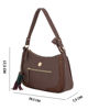 Immagine di BORSA A SPALLA C/LATI CAM.+CHARM A NAPPA