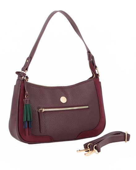 Immagine di BORSA A SPALLA C/LATI CAM.+CHARM A NAPPA