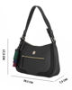 Immagine di BORSA A SPALLA C/LATI CAM.+CHARM A NAPPA