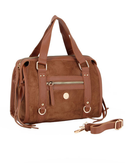 Immagine di BORSA A BAULETTO CAM.C/2FASCE NAPP.VERT.