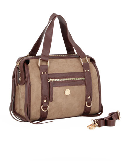 Immagine di BORSA A BAULETTO CAM.C/2FASCE NAPP.VERT.