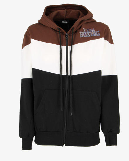 Immagine di DONNA FELPA CON ZIP E CAPPUCCIO