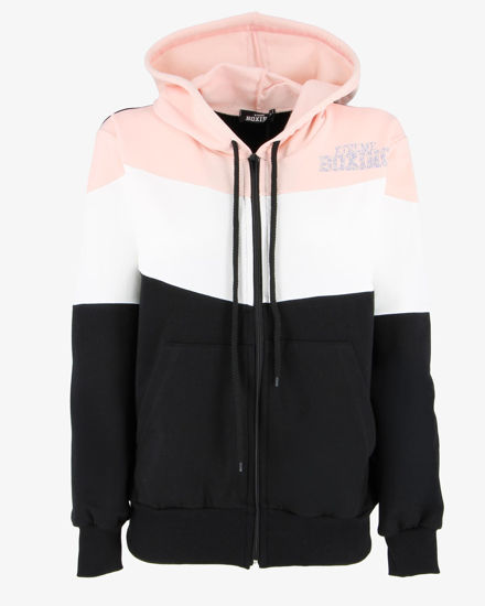 Immagine di DONNA FELPA CON ZIP E CAPPUCCIO