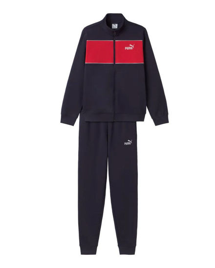 Immagine di TUTA ESS SWEAT SUIT FZ FL NAVY-RED