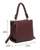 Immagine di BORSA A MANO C/MAN.INTRECCIATO+3SCOMP.
