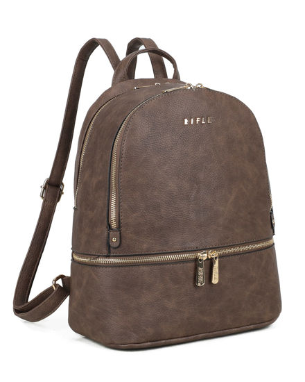Immagine di ZAINO GRANDE ECOPELLE 2ZIP+FONDO ZIP