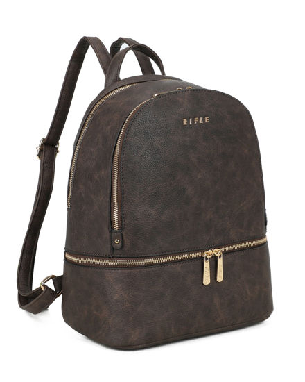 Immagine di ZAINO GRANDE ECOPELLE 2ZIP+FONDO ZIP