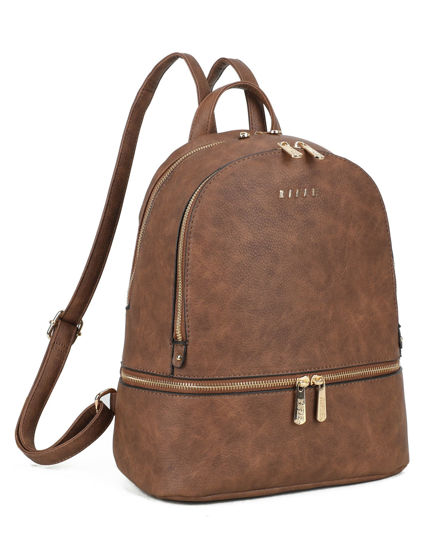 Immagine di ZAINO GRANDE ECOPELLE 2ZIP+FONDO ZIP