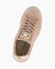 Immagine di MISS GLOBO - Sneakers taupe scamosciata con lacci e applicazione gioiello