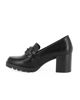 Immagine di MISS GLOBO - Mocassino nero con morsetto e sottopiede in memory soft, tacco 7CM