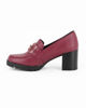 Immagine di MISS GLOBO - Mocassino bordeaux con morsetto e sottopiede in memory soft, tacco 7CM
