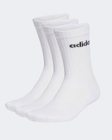 Immagine di ADIDAS - CALZE LINEAR CUSHIONED (3 PAIA) BIANCHE - HT3455