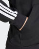 Immagine di ADIDAS - FELPA DONNA FULL ZIP CON CAPPUCCIO NERA ESSENTIALS 3- STRIPES FELPATA -JE1283