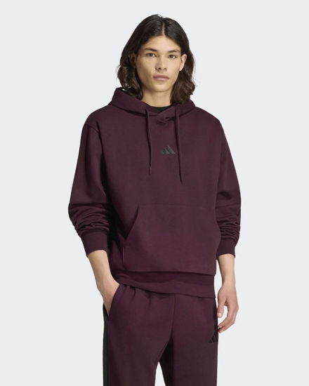 Immagine di ADIDAS - FELPA CON CAPPUCCIO ESSENTIALS FEELCOZY BORDEAUX DA UOMO,  KF2362