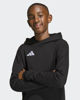 Immagine di ADIDAS - FELPA JUNIOR (9-16 ANNI) CON CAPPUCCIO ENTRADA 26 NERA,  JZ6569