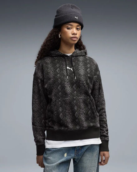 Immagine di SWEAT C/CAPP.SNAKE PACK RELAXED AOP BLK