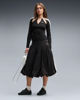 Immagine di GONNA T7 BALLOON WOVEN MIDI SKIRT BLACK