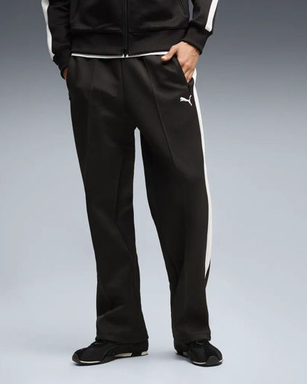 Immagine di PUMA - PANTALONE DA ALLENAMENTO T7 ALWAYS ON RELAXED NERO CON DETTAGLI BIANCHI DA UOMO, 629589-01