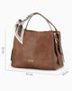 Immagine di BORSA MEDIA A SPALLA CON FOULARD
