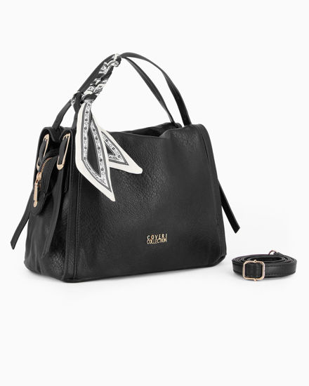 Immagine di BORSA MEDIA A SPALLA CON FOULARD