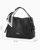 Immagine di BORSA MEDIA A SPALLA CON FOULARD