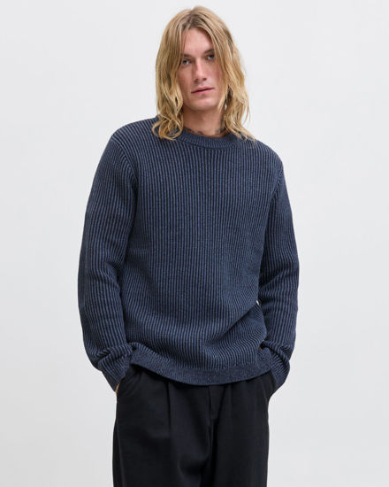Immagine di JACK&JONES - Maglia manica lunga Edover knit crew blu