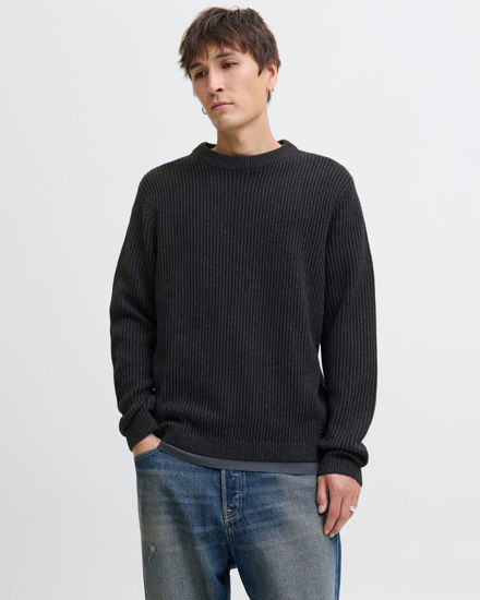 Immagine di JACK&JONES - Maglia manica lunga Edover knit crew nera