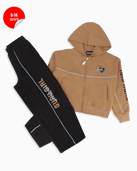 Immagine di GIRL TUTA FULL ZIP CON CAPPUCCIO