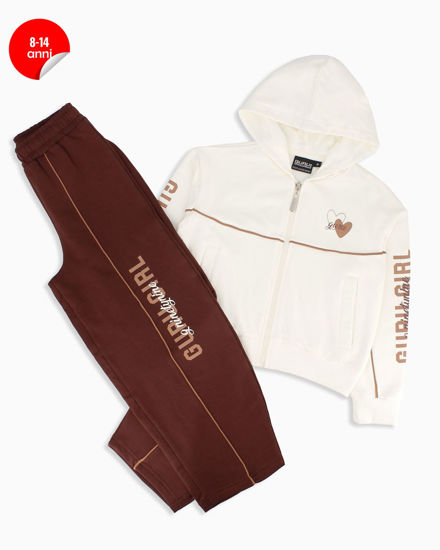 Immagine di GIRL TUTA FULL ZIP CON CAPPUCCIO