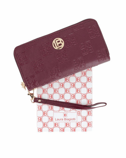 Immagine di PORTAFOGLI SAFF.C/2ZIP+LAC.ST.LETTERE LB