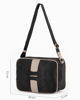Immagine di CAMERA BAG 2ZIP C/INSERTI SUL DAVANTI