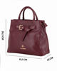 Immagine di BORSA A MANO C/STAMPA+INS.CINT.C/FIBBIA