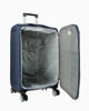 Immagine di RIFLE - TROLLEY BLU NAVY IN TESSUTO CON DOPPIA TASCA FRONTALE E 4 RUOTE