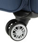 Immagine di RIFLE - TROLLEY BLU NAVY IN TESSUTO CON DOPPIA TASCA FRONTALE E 4 RUOTE