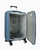 Immagine di RIFLE - TROLLEY BLU JEANS IN TESSUTO CON DOPPIA TASCA FRONTALE E 4 RUOTE
