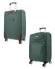 Immagine di RIFLE - TROLLEY VERDE PETROLIO IN TESSUTO CON DOPPIA TASCA FRONTALE E 4 RUOTE