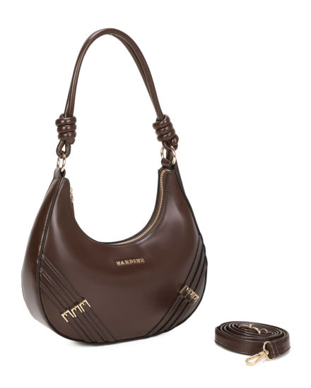 Immagine di HOBO BAG CON MANICO NODI E FIBBIE DAV.